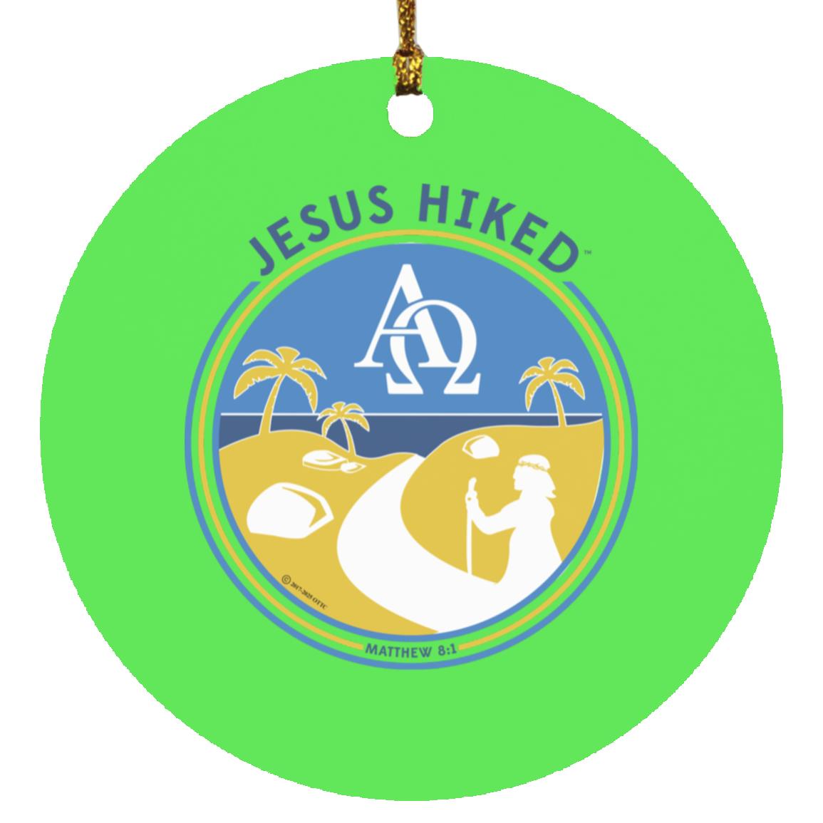 Follow the Path - Circle Ornament - Jesus Surfed Apparel Co. 
