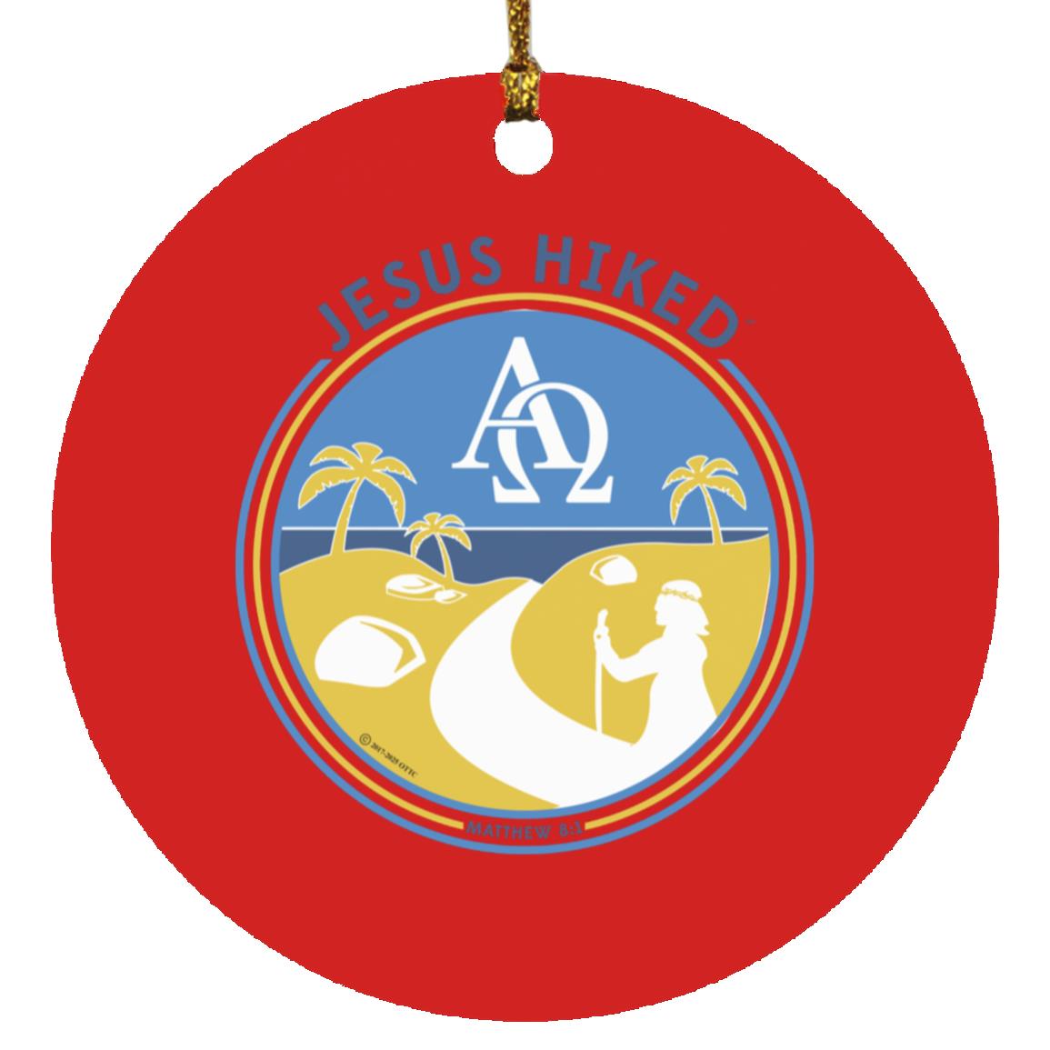Follow the Path - Circle Ornament - Jesus Surfed Apparel Co. 
