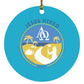 Follow the Path - Circle Ornament - Jesus Surfed Apparel Co. 