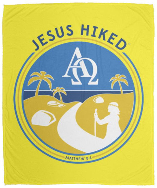 Follow the Path - Cozy Plush Fleece Blanket - 50x60 - Jesus Surfed Apparel Co. 