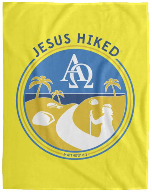 Follow the Path - Cozy Plush Fleece Blanket - 60x80 - Jesus Surfed Apparel Co. 