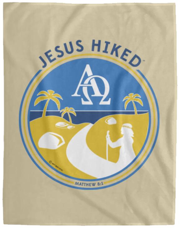 Follow the Path - Cozy Plush Fleece Blanket - 60x80 - Jesus Surfed Apparel Co. 