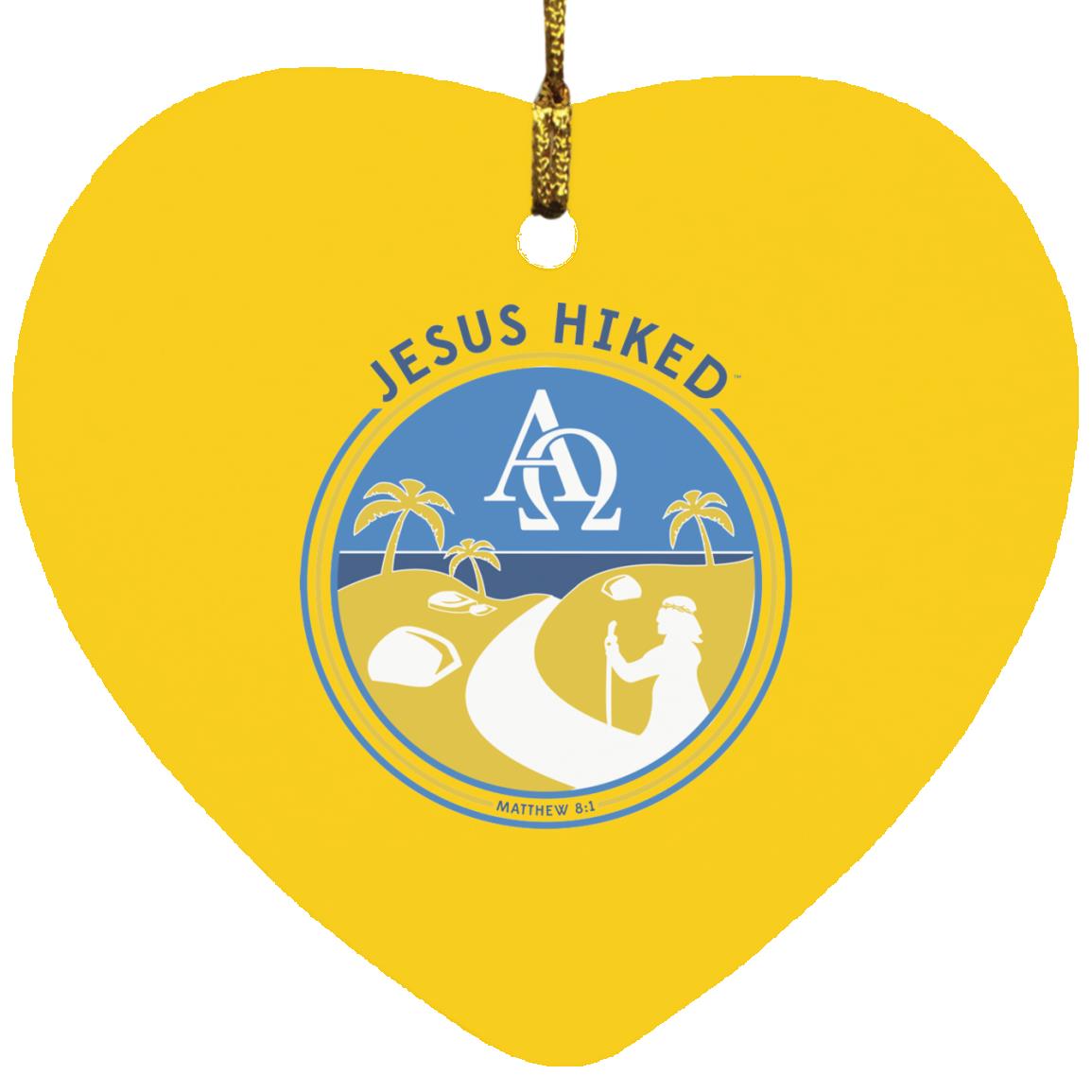 Follow the Path - Heart Ornament - Jesus Surfed Apparel Co. 