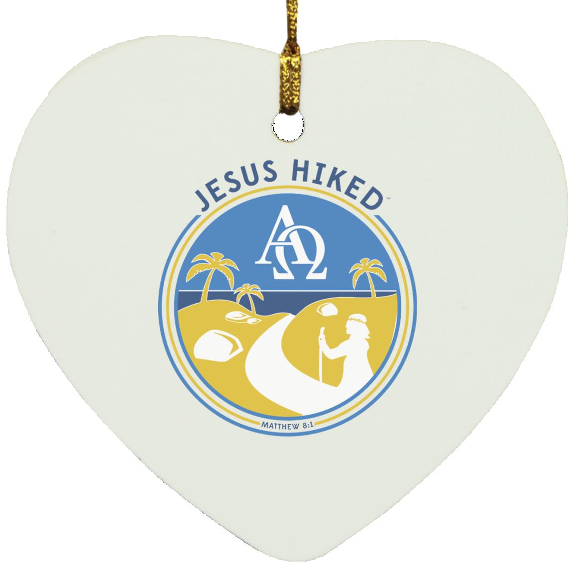 Follow the Path - Heart Ornament - Jesus Surfed Apparel Co. 