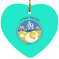Follow the Path - Heart Ornament - Jesus Surfed Apparel Co. 
