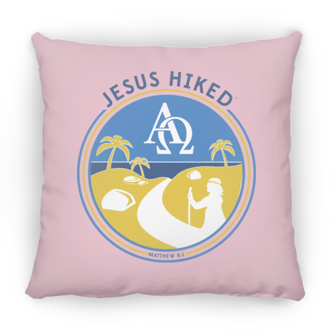 Follow the Path - Large Square Pillow - Jesus Surfed Apparel Co. 