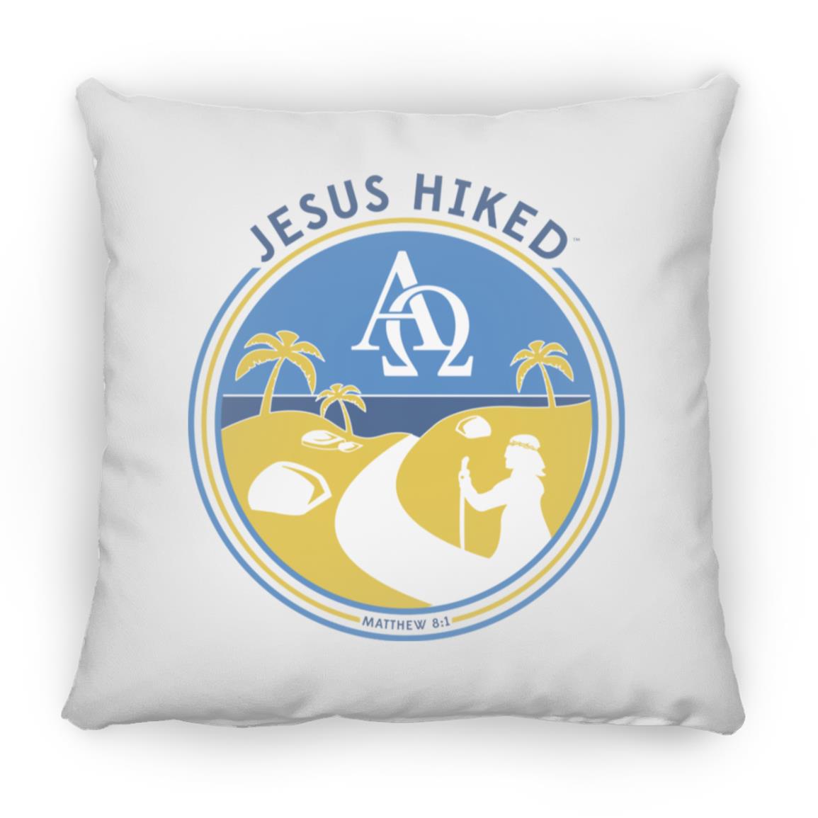 Follow the Path - Large Square Pillow - Jesus Surfed Apparel Co. 