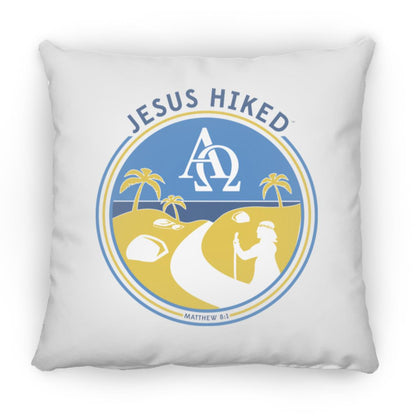 Follow the Path - Large Square Pillow - Jesus Surfed Apparel Co. 