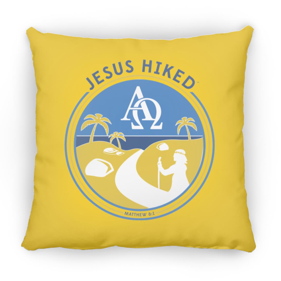 Follow the Path - Large Square Pillow - Jesus Surfed Apparel Co. 