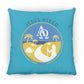 Follow the Path - Large Square Pillow - Jesus Surfed Apparel Co. 