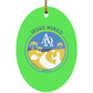 Follow the Path - Oval Ornament - Jesus Surfed Apparel Co. 