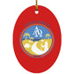 Follow the Path - Oval Ornament - Jesus Surfed Apparel Co. 