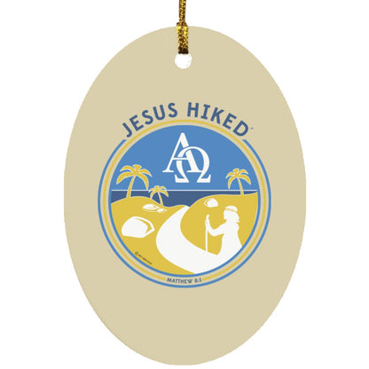 Follow the Path - Oval Ornament - Jesus Surfed Apparel Co. 