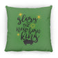 Glory to the new born King - Large Square Pillow - Jesus Surfed Apparel Co. 