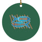 Grilled Fish - Circle Ornament - Jesus Surfed Apparel Co. 