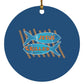 Grilled Fish - Circle Ornament - Jesus Surfed Apparel Co. 