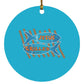 Grilled Fish - Circle Ornament - Jesus Surfed Apparel Co. 