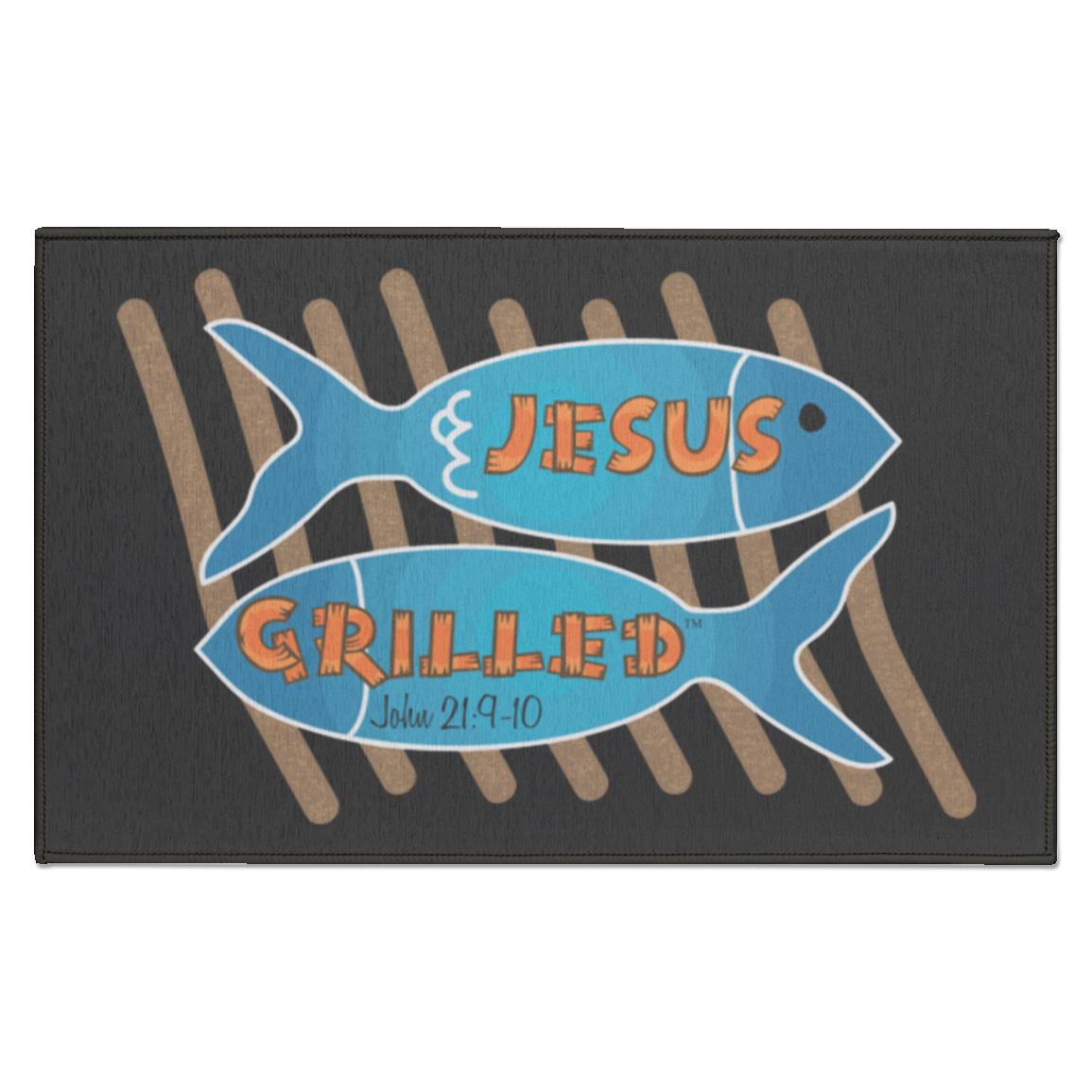 Grilled Fish - Indoor Doormat - Jesus Surfed Apparel Co. 