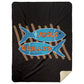 Grilled Fish - Premium Mink Sherpa Blanket 60x80 - Jesus Surfed Apparel Co. 