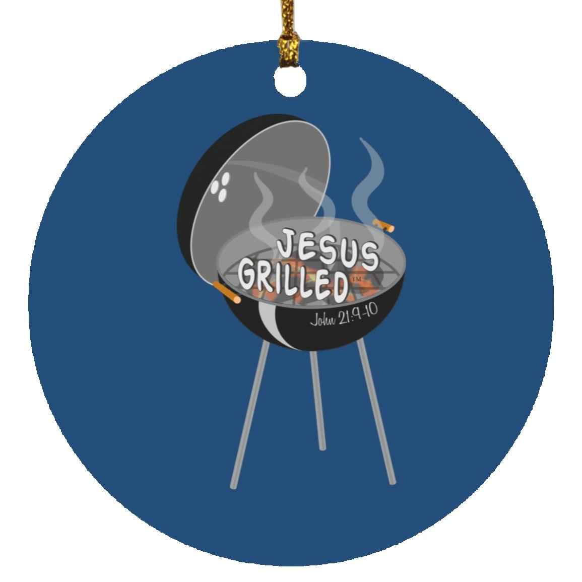 Hot Coals - Circle Ornament - Jesus Surfed Apparel Co. 