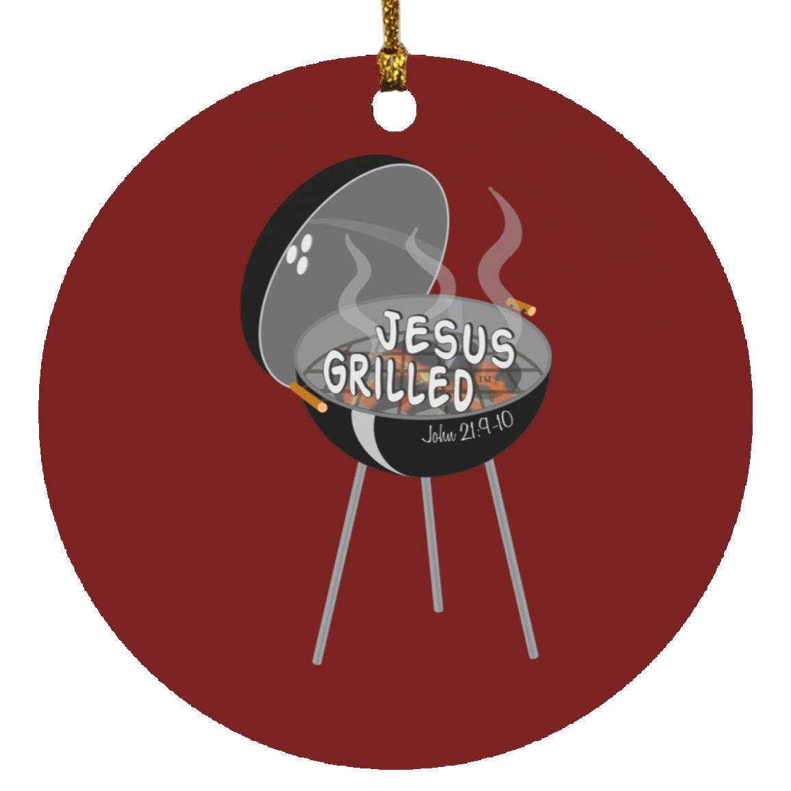 Hot Coals - Circle Ornament - Jesus Surfed Apparel Co. 