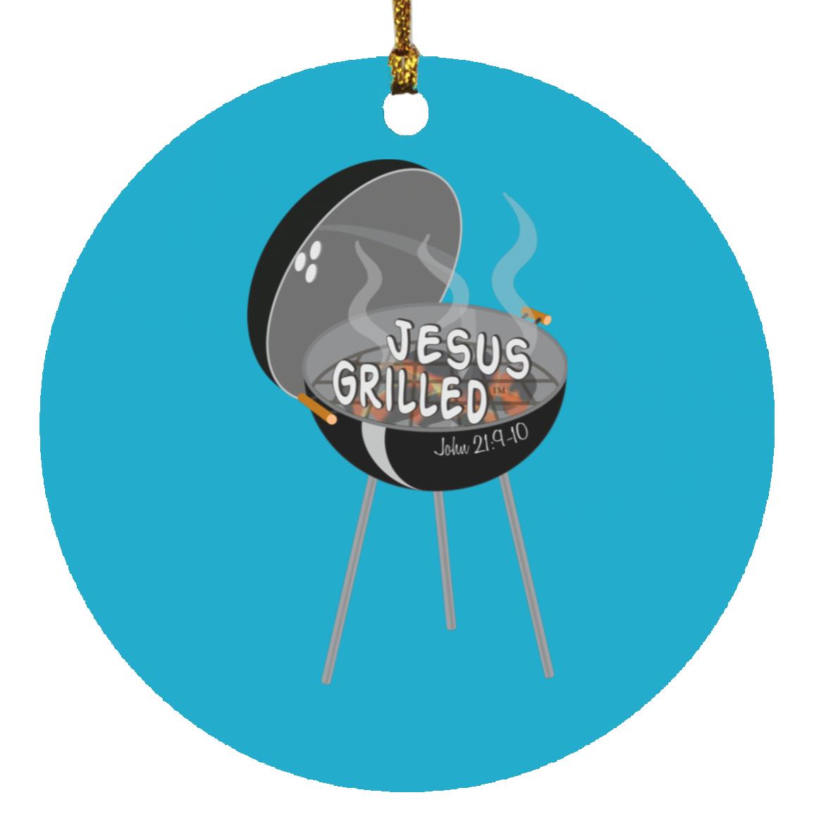 Hot Coals - Circle Ornament - Jesus Surfed Apparel Co. 