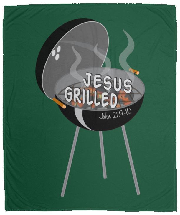 Hot Coals - Cozy Plush Fleece Blanket - 50x60 - Jesus Surfed Apparel Co. 