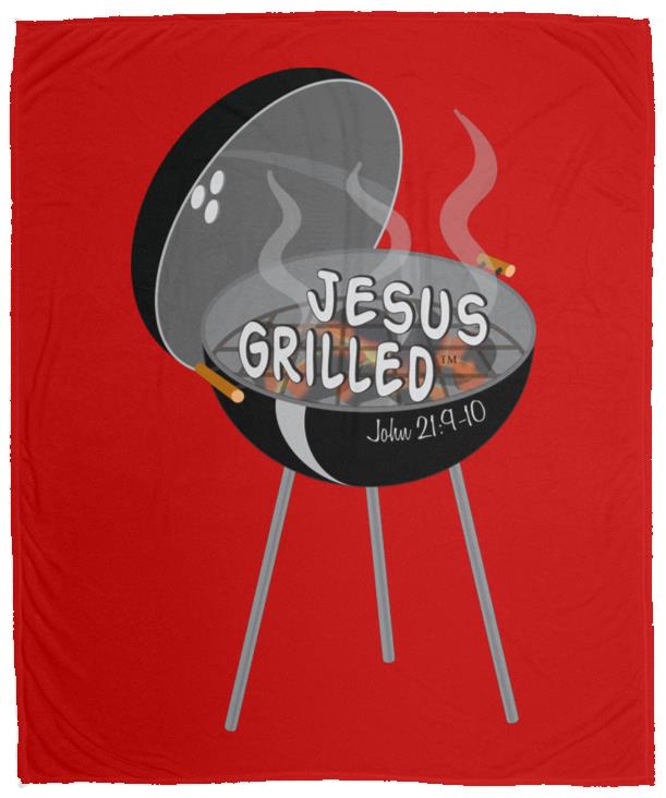 Hot Coals - Cozy Plush Fleece Blanket - 50x60 - Jesus Surfed Apparel Co. 