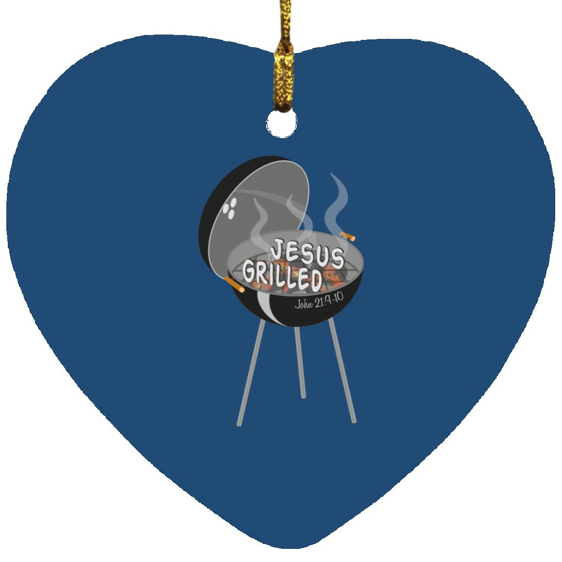 Hot Coals - Heart Ornament - Jesus Surfed Apparel Co. 