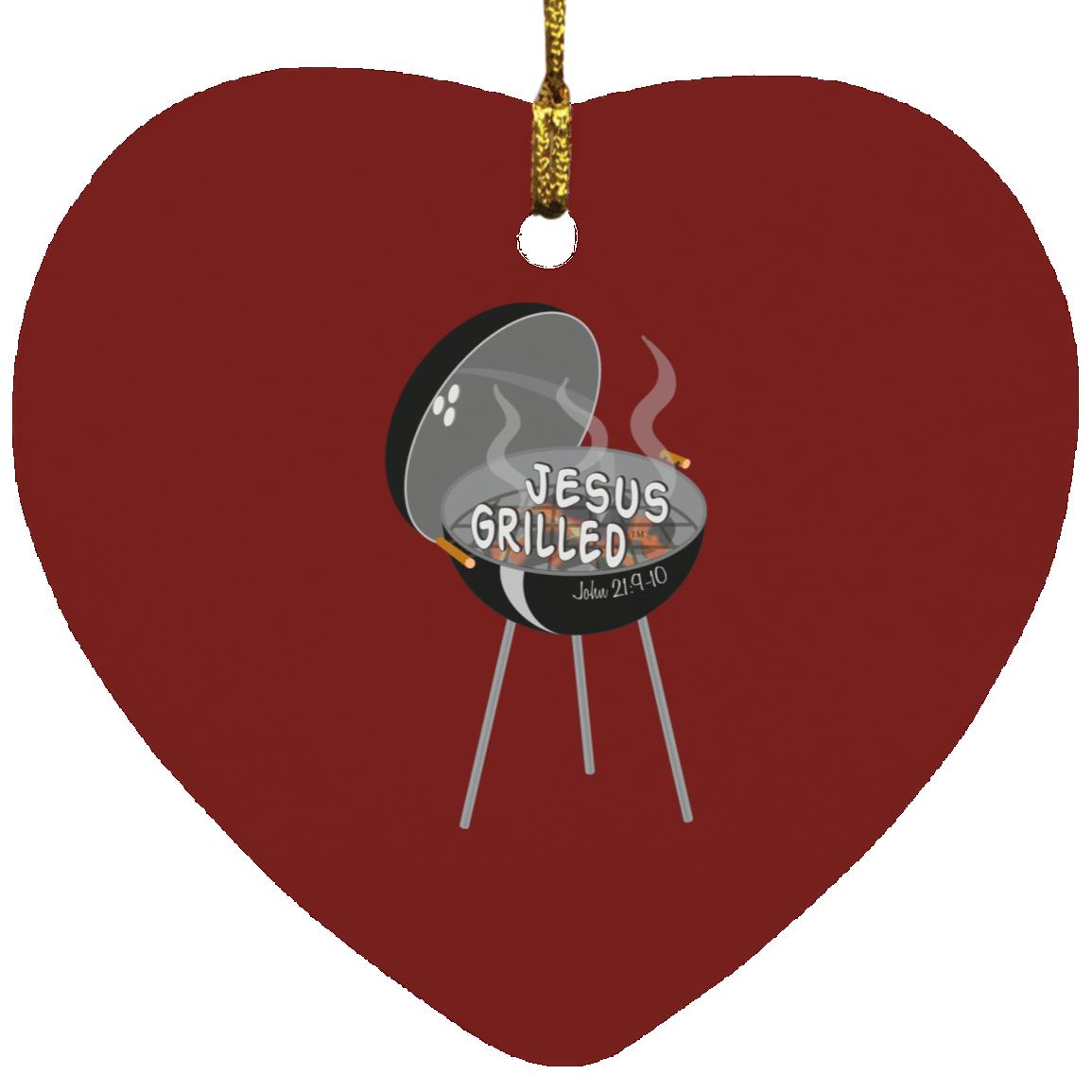 Hot Coals - Heart Ornament - Jesus Surfed Apparel Co. 