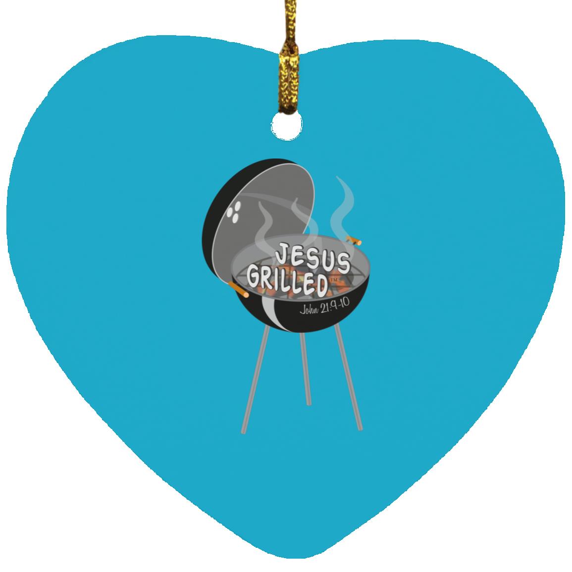 Hot Coals - Heart Ornament - Jesus Surfed Apparel Co. 