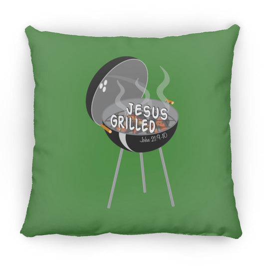 Hot Coals - Large Square Pillow - Jesus Surfed Apparel Co. 