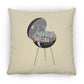 Hot Coals - Large Square Pillow - Jesus Surfed Apparel Co. 