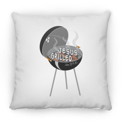 Hot Coals - Large Square Pillow - Jesus Surfed Apparel Co. 