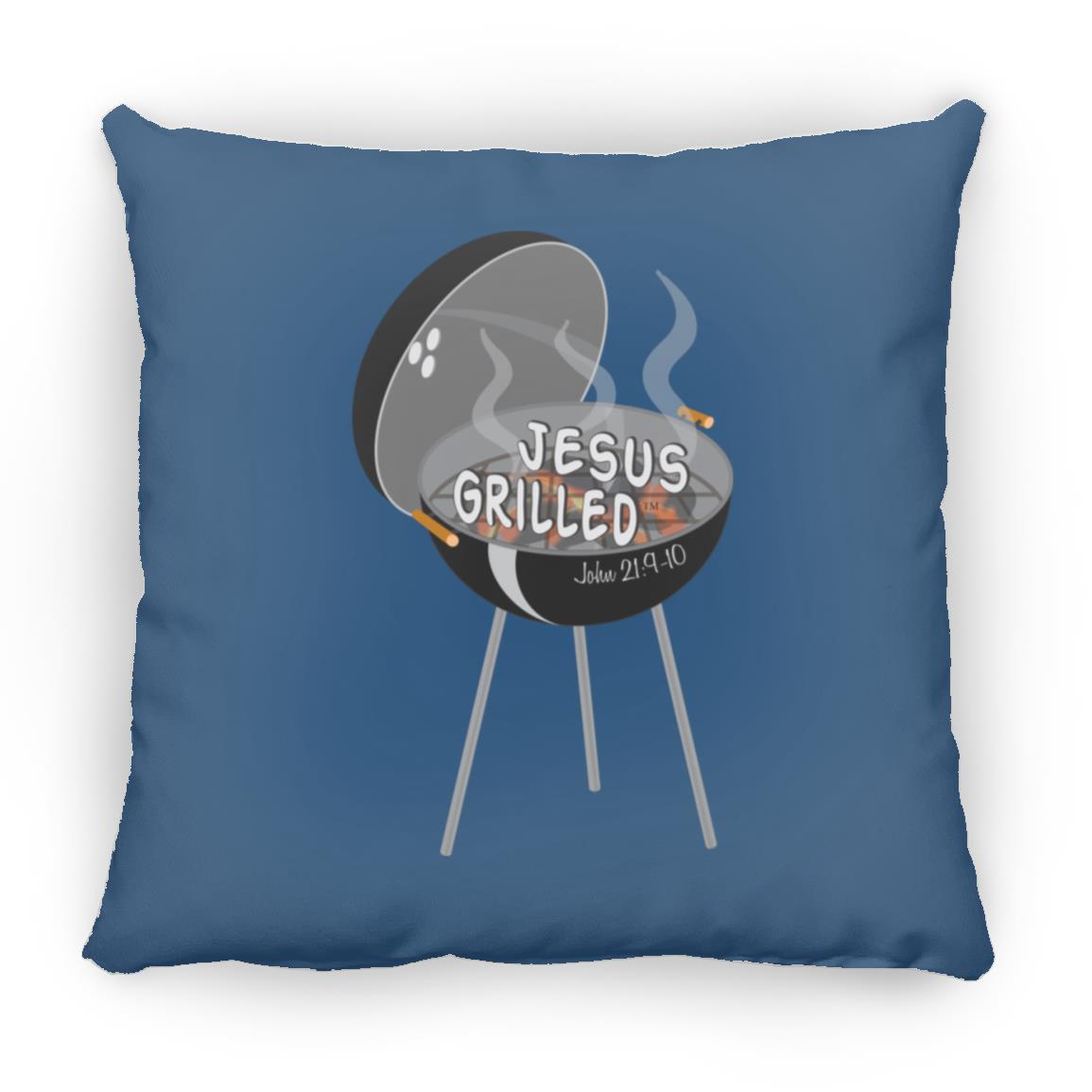 Hot Coals - Large Square Pillow - Jesus Surfed Apparel Co. 