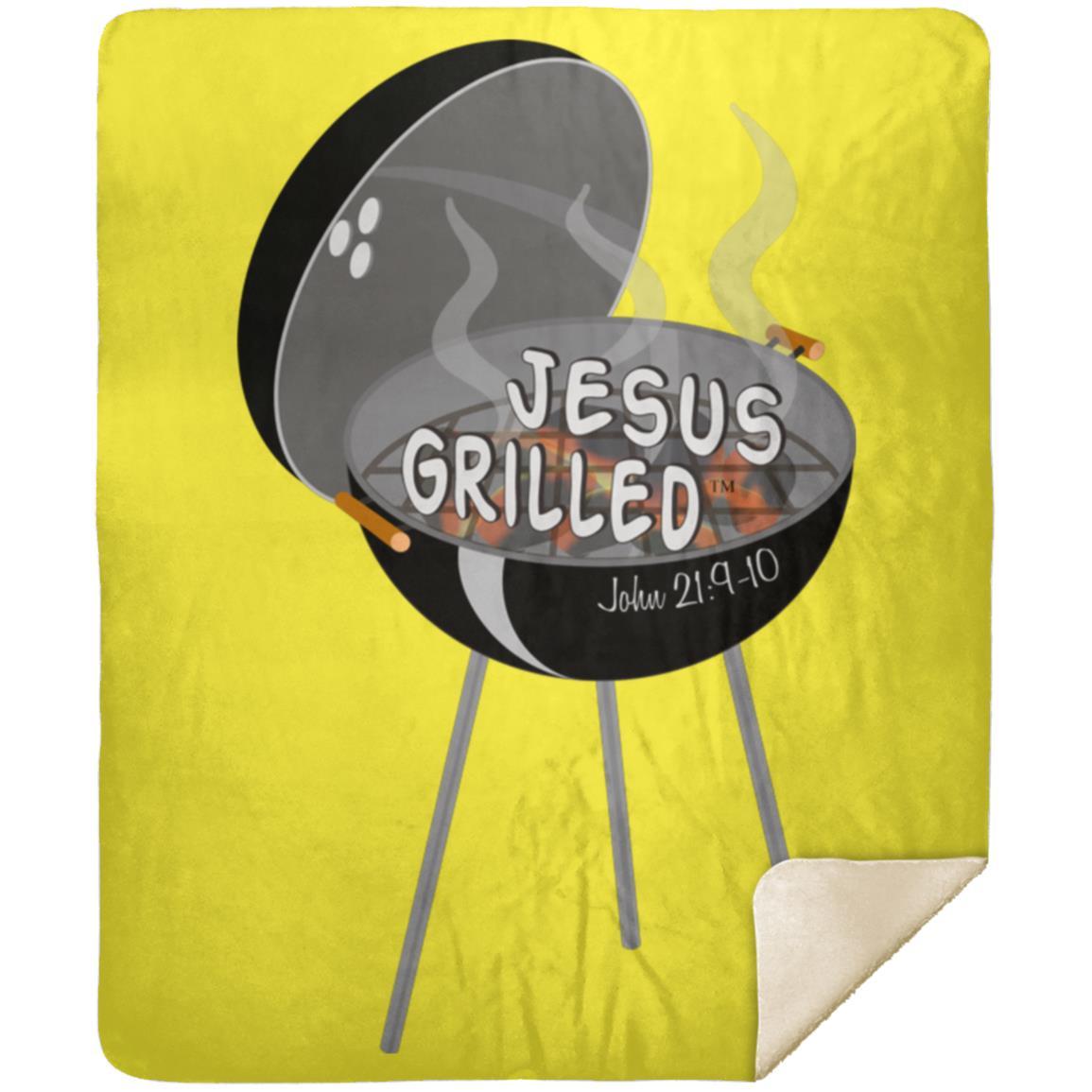 Hot Coals - Premium Mink Sherpa Blanket 50x60 - Jesus Surfed Apparel Co. 