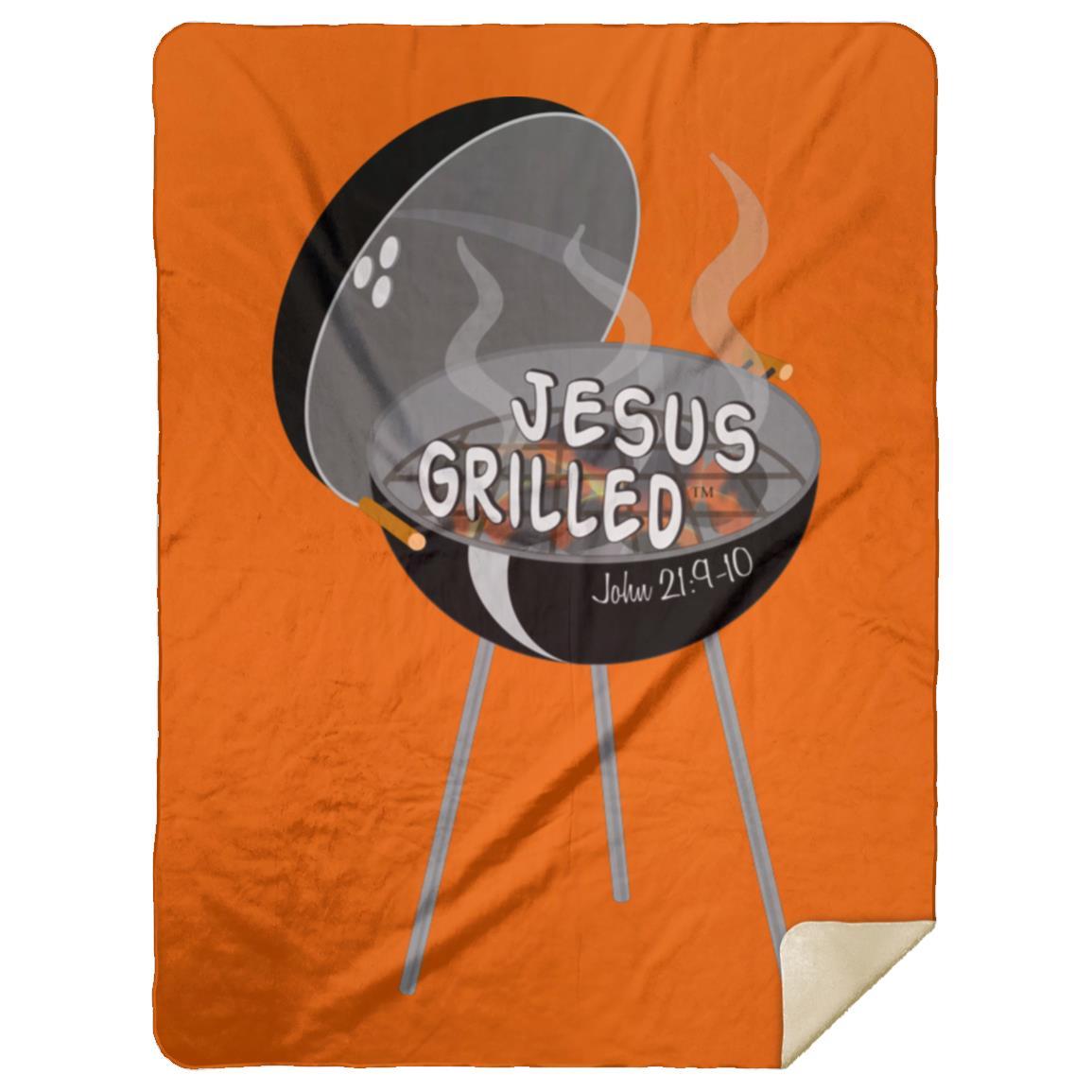 Hot Coals - Premium Mink Sherpa Blanket 60x80 - Jesus Surfed Apparel Co. 