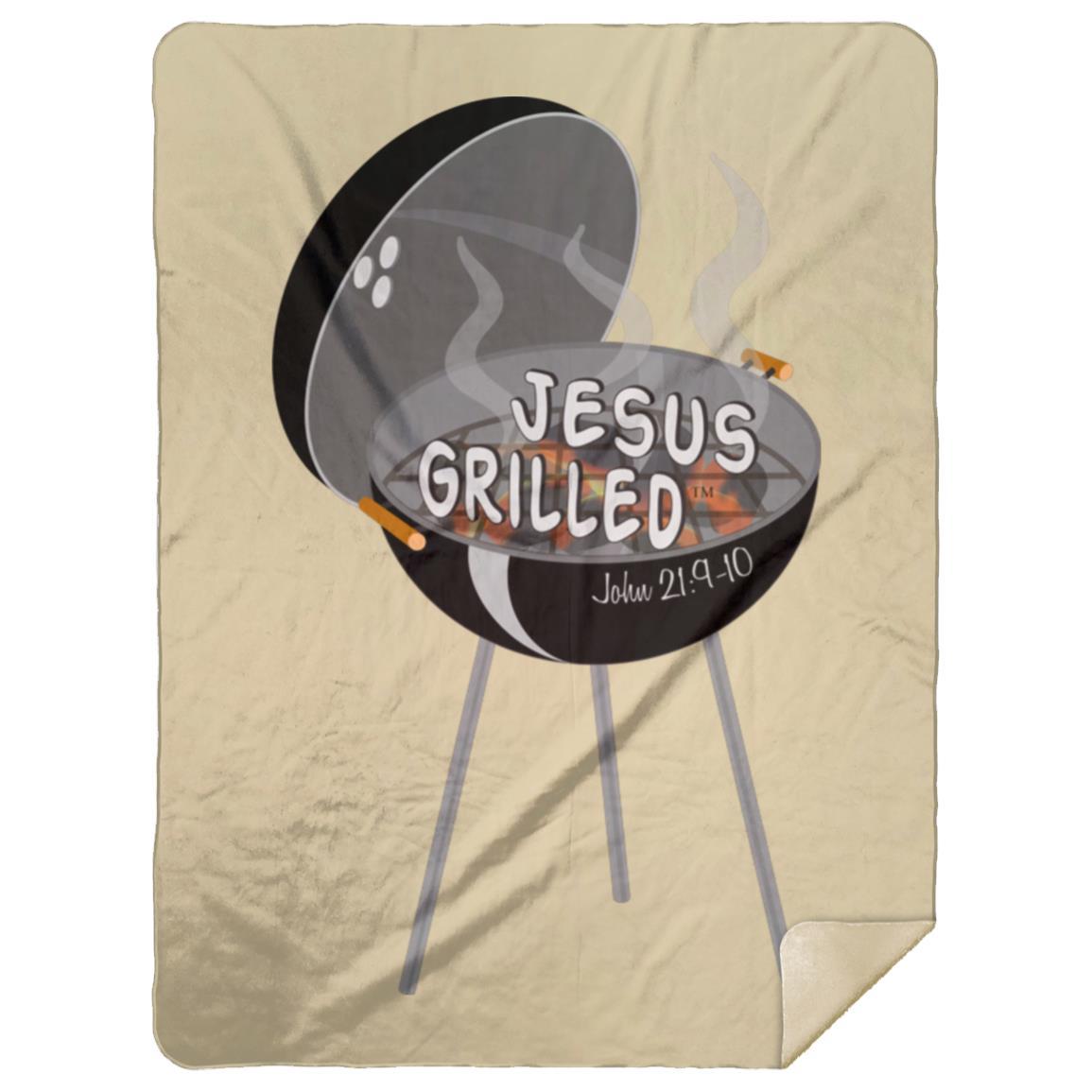 Hot Coals - Premium Mink Sherpa Blanket 60x80 - Jesus Surfed Apparel Co. 