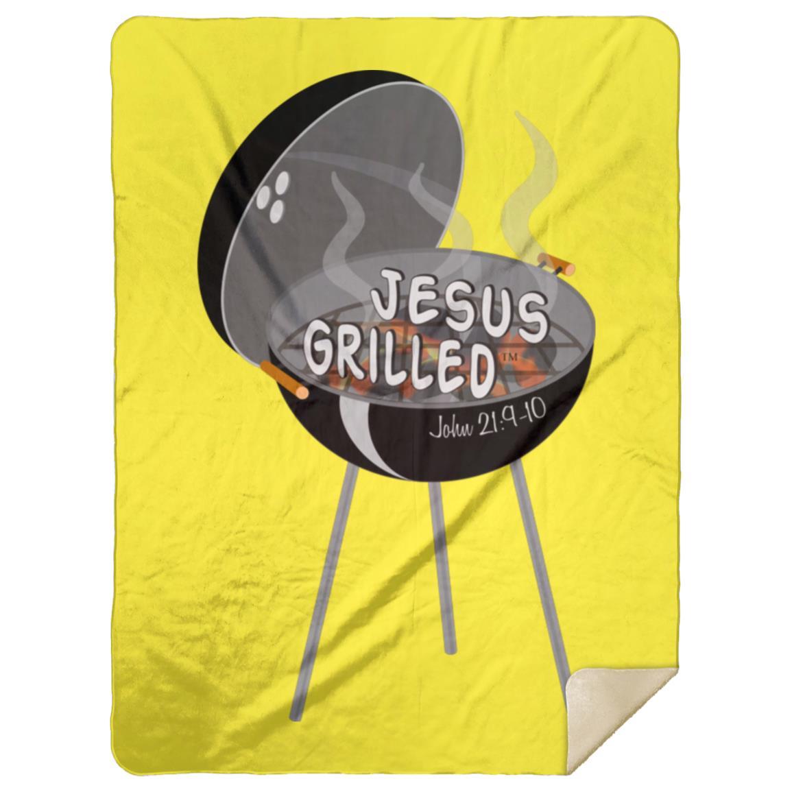 Hot Coals - Premium Mink Sherpa Blanket 60x80 - Jesus Surfed Apparel Co. 