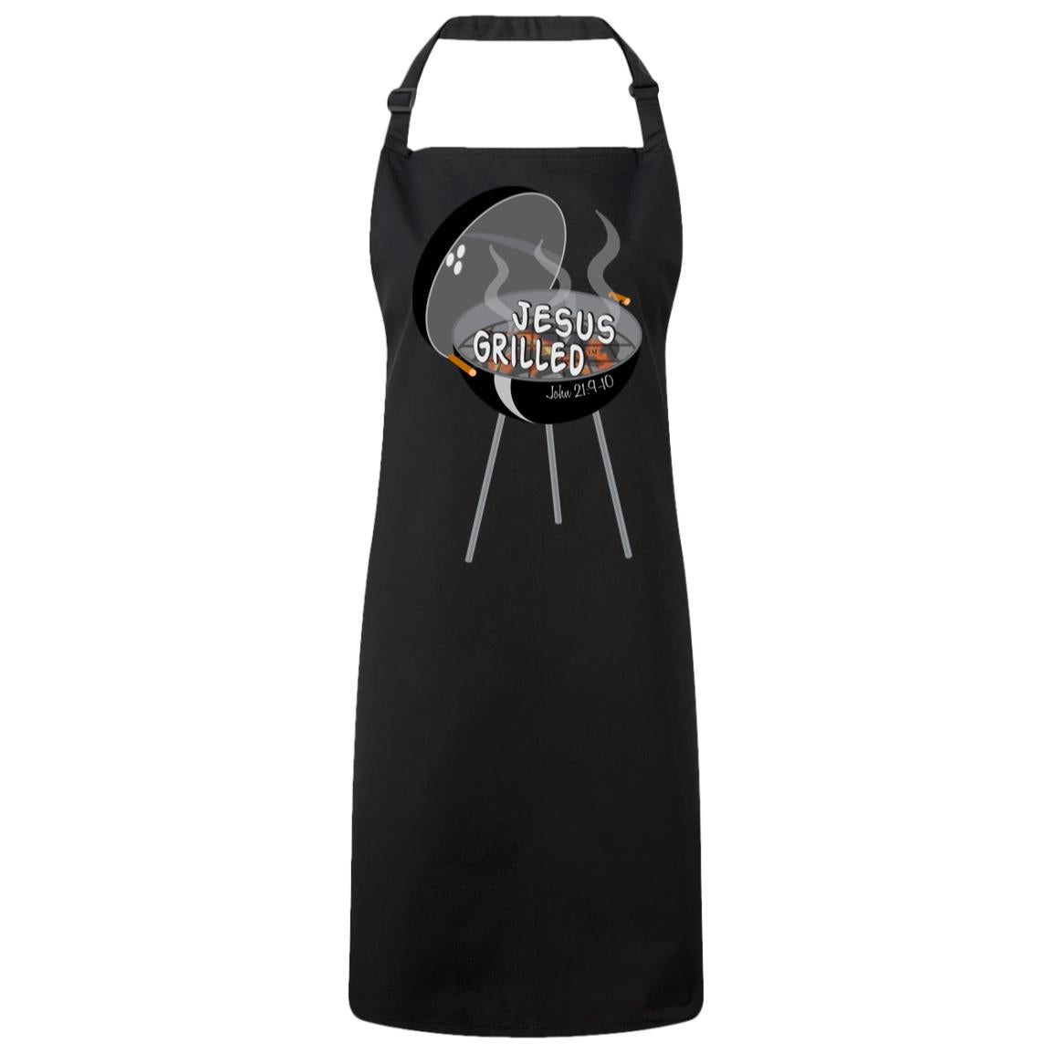 Hot Coals - Sustainable Unisex Bib Apron - Jesus Surfed Apparel Co. 