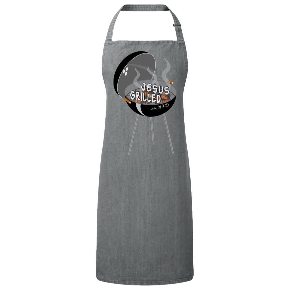 Hot Coals - Sustainable Unisex Bib Apron - Jesus Surfed Apparel Co. 