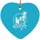 Jesus Surfed Apparel - Heart Ornament - Jesus Surfed Apparel Co. 