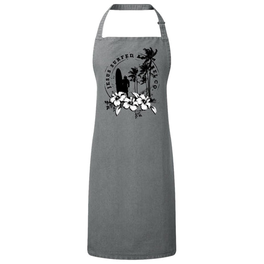 Jesus Surfed Apparel - Sustainable Unisex Bib Apron - Jesus Surfed Apparel Co. 