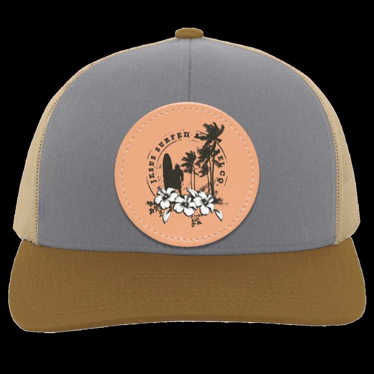 Jesus Surfed Apparel - Trucker Snap Back - Circle Patch - Jesus Surfed Apparel Co. 