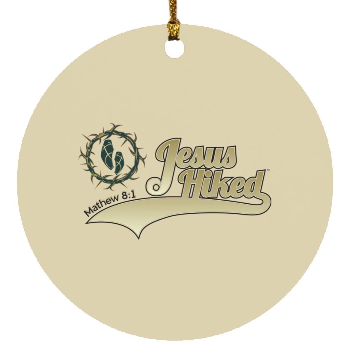 Just Hike - Circle Ornament - Jesus Surfed Apparel Co. 