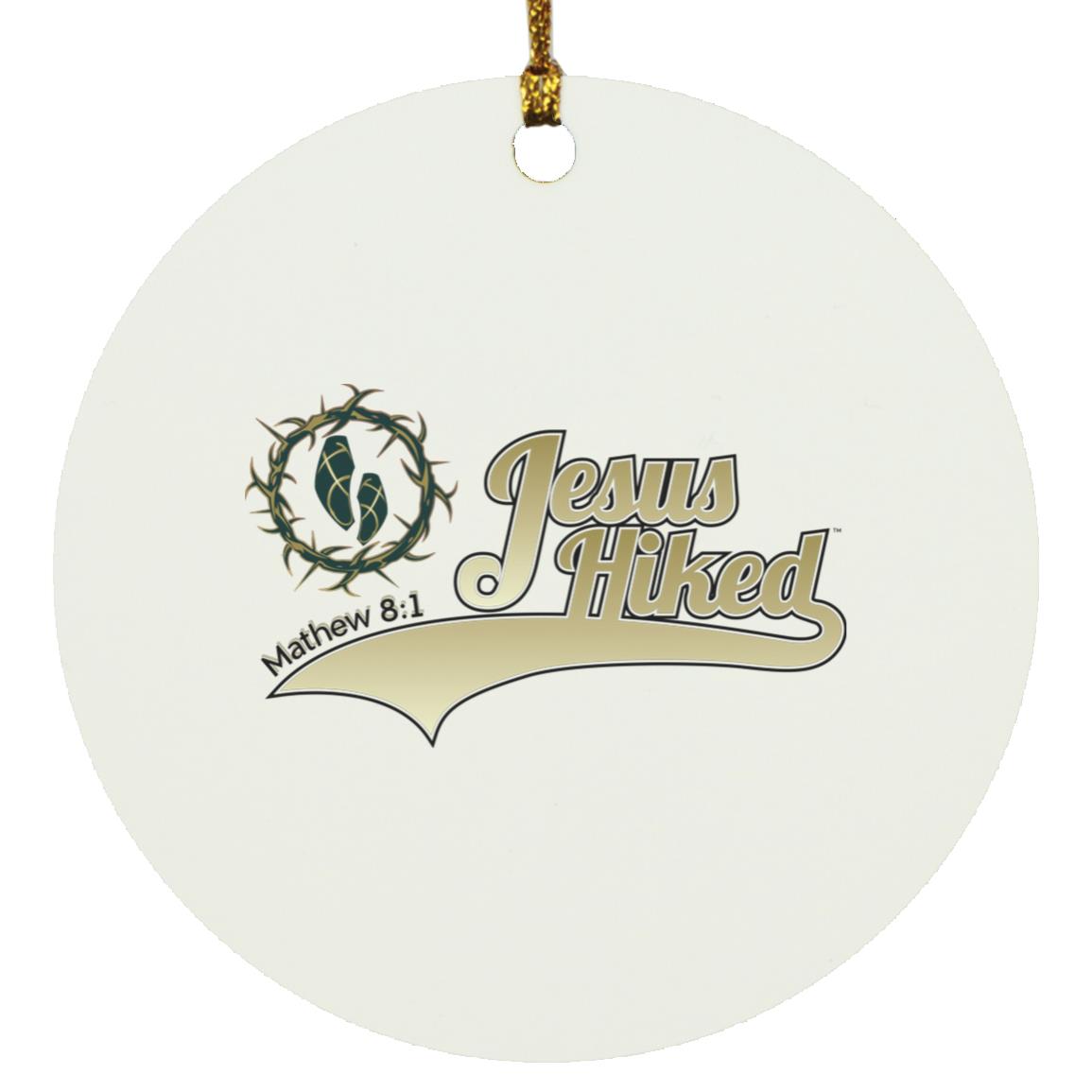 Just Hike - Circle Ornament - Jesus Surfed Apparel Co. 