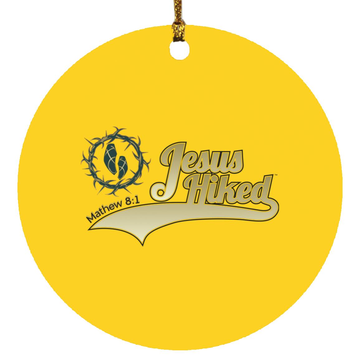 Just Hike - Circle Ornament - Jesus Surfed Apparel Co. 