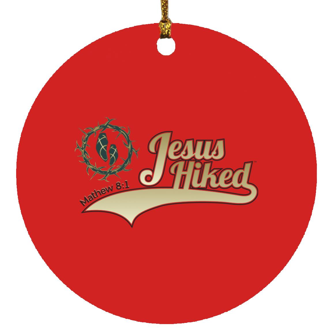 Just Hike - Circle Ornament - Jesus Surfed Apparel Co. 