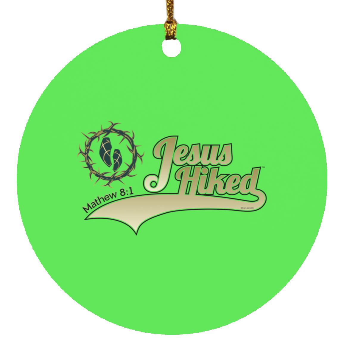 Just Hike - Circle Ornament - Jesus Surfed Apparel Co. 