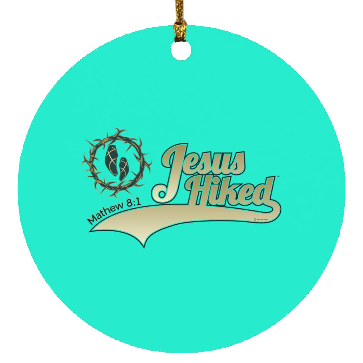 Just Hike - Circle Ornament - Jesus Surfed Apparel Co. 